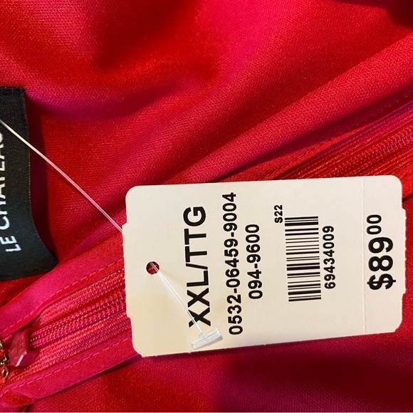 Beautiful red flowing ruffled  Le chateau dress size XXL - Picture 5 of 5